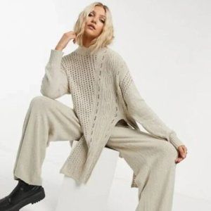 Free People Harper Tie Front Sweater
